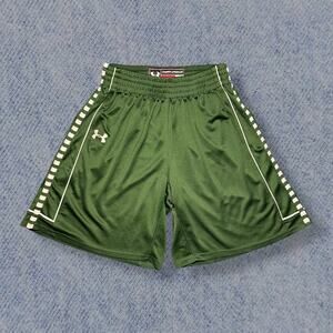 Vintage Under Armour Green Retro Athletic Shorts – Men’s Size Small